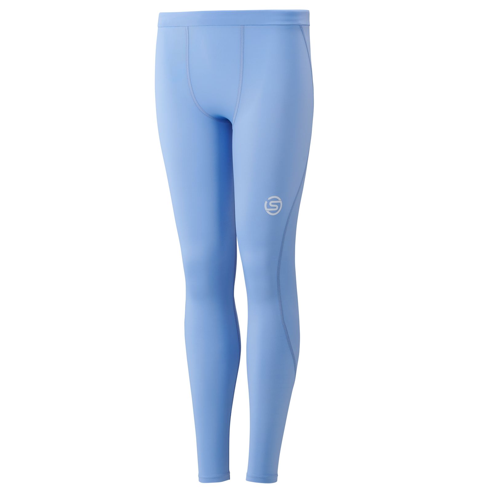 SKINS SERIES-1 YOUTH LONG TIGHTS SKY BLUE - SKINS Compression UK