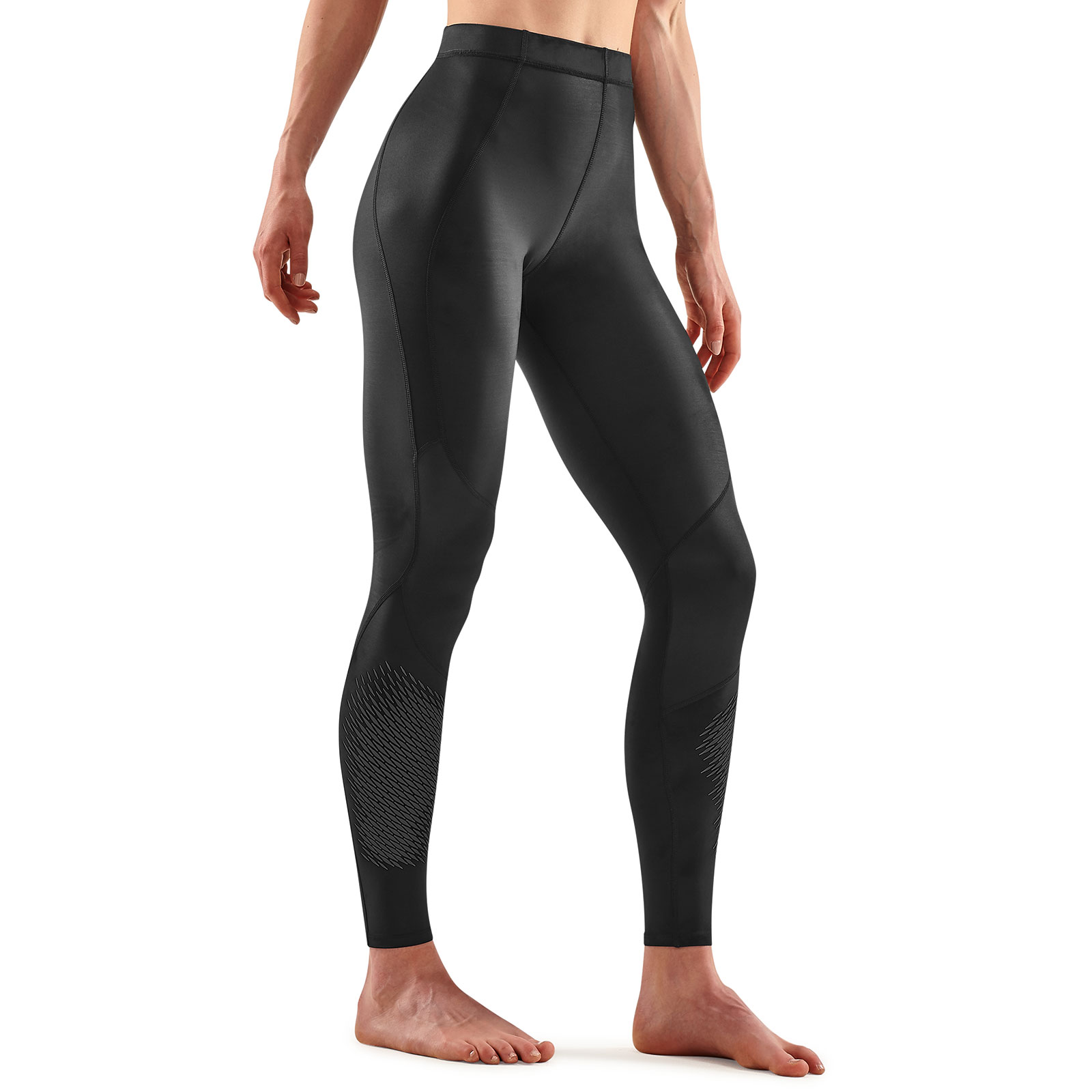 SKINS Women's Series-3 Travel & Recovery Long Tights - Black