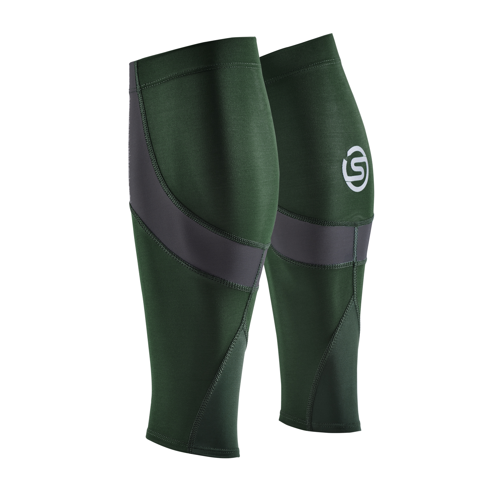 Skins Series 3 Unisex Mx Calf Sleeves Greygreen Skins Compression Eu 5321