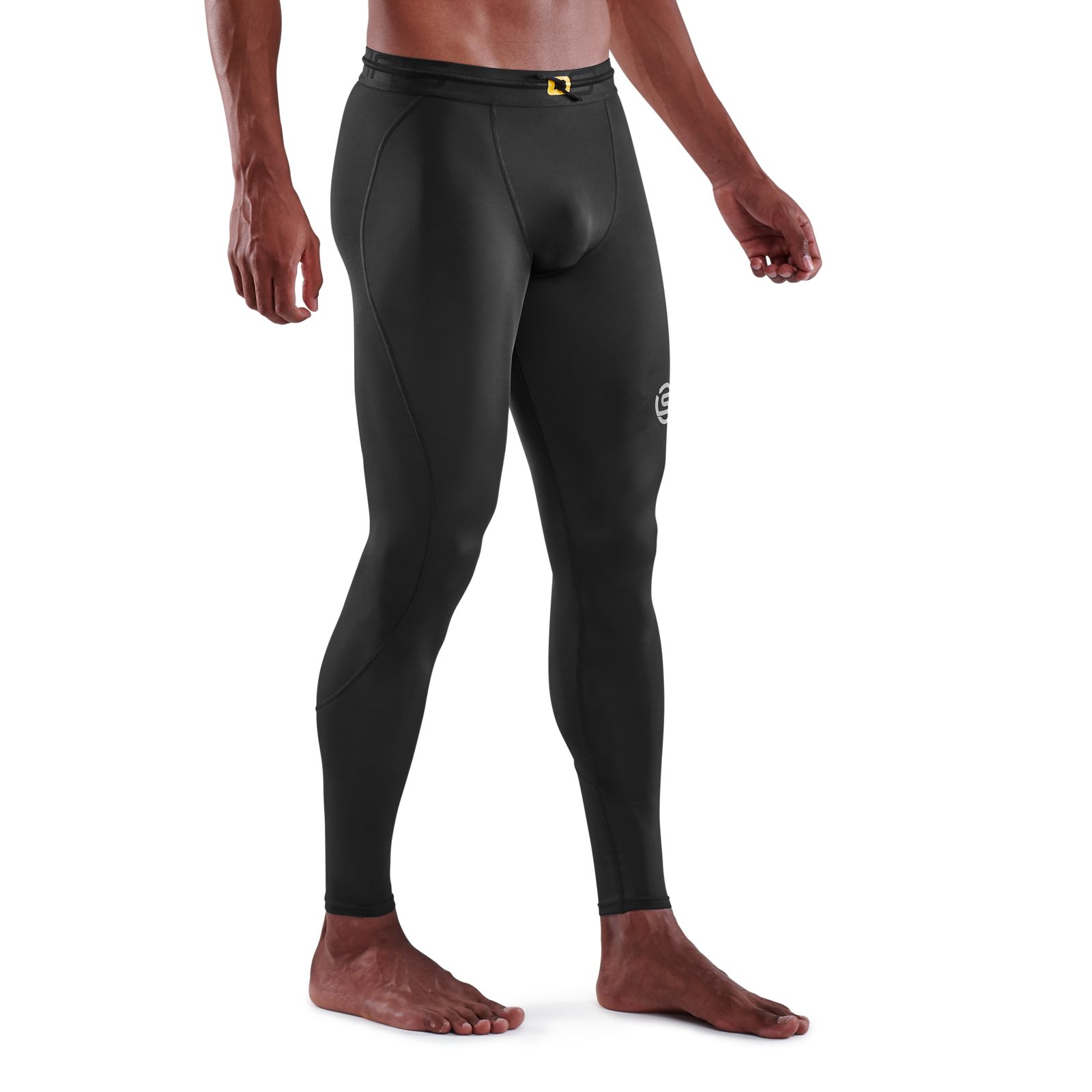SKINS SERIES-3 MEN\'S TRAVEL AND RECOVERY LONG TIGHTS BLACK - SKINS  Compression USA